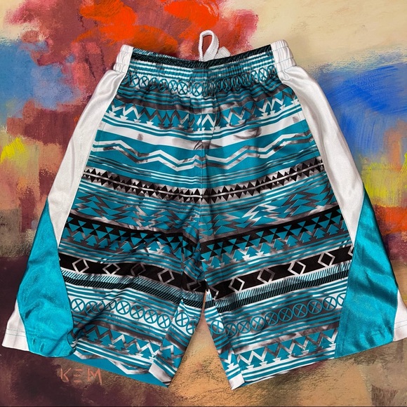 South Pole | Boys Aztec Print Drawstring Shorts - Picture 1 of 5